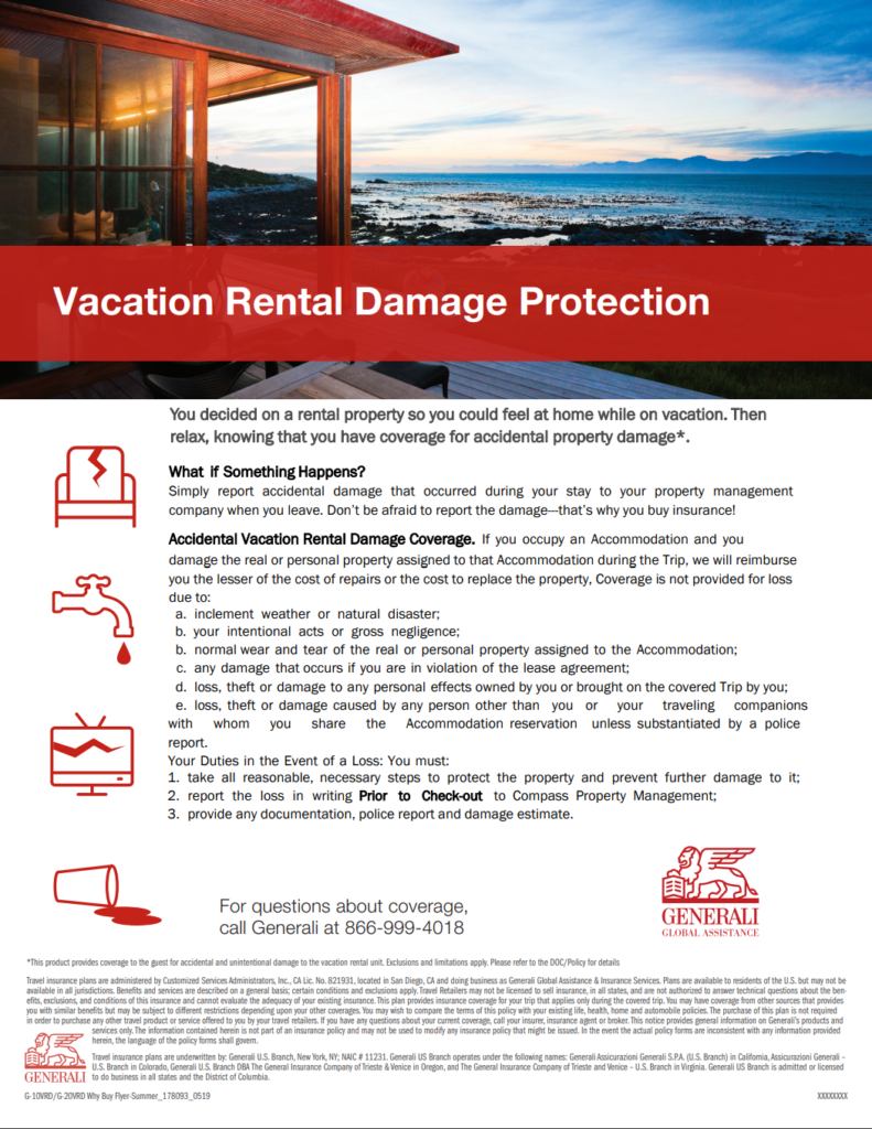 Vacation Rental Damage Protection in Venice, FL Compass Property